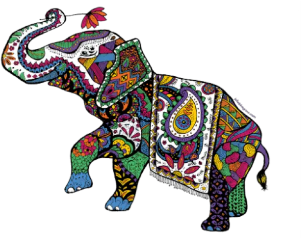 Indian Elephant Clipart Transparent Indian Elephant Drawing Png Elephant Clipart Png