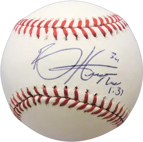 Bryce Harper Autographed Mlb Baseball Dj Lemahieu Signed Baseball Png Bryce Harper Png