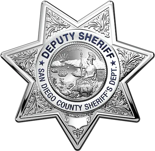 San Diego County Sheriffu0027s Department S D S O Deputy Dot Png Sheriff Icon
