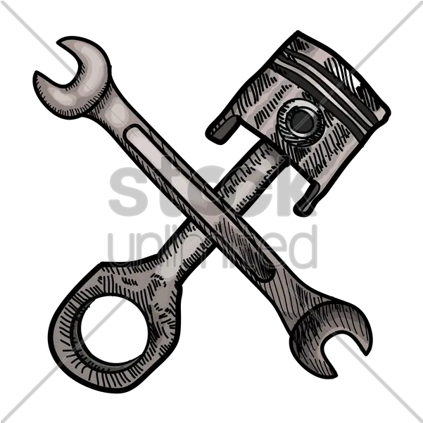 Piston Wrench Clipart Spanners Tool Clip Art Piston And Wrench And Piston Logo Png Wrench Clipart Png